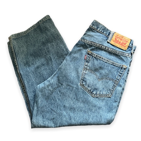 Levi's Other - LEVIs 550 Mens 38x29 Denim Blue Jeans Pants Relaxed Fit Medium Wash 100% Cotton